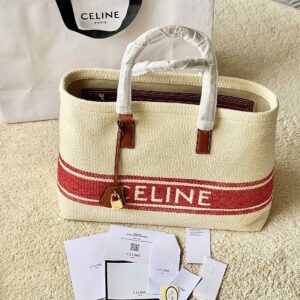 Celine Horizontal Cabas Canvas