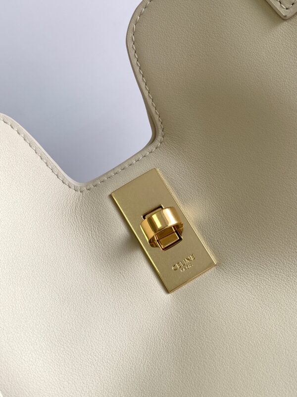 CELINE CABAS 16 IN SMOOTH CALFSKIN LIMESTONE