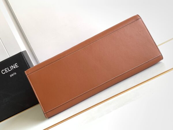 CELINE CABAS 16 IN SMOOTH CALFSKIN LIMESTONE