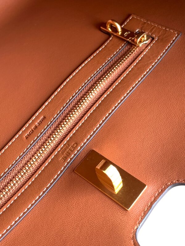 CELINE CABAS 16 IN SMOOTH CALFSKIN LIMESTONE