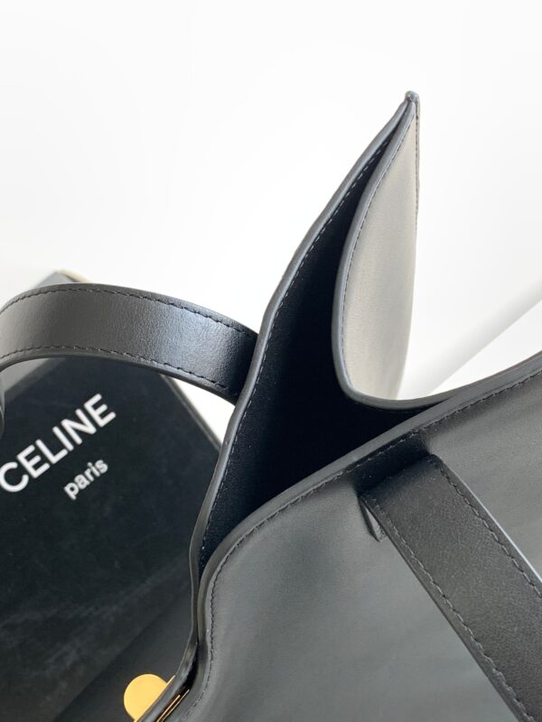 CELINE CABAS 16 IN SMOOTH CALFSKIN LIMESTONE