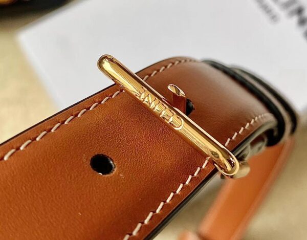 CELINE BELT BAG TRIOMPHE BELT IN TRIOMPHE CANVAS AND CALFSKIN