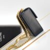 CELINE MINI BOX TRIOMPHE IN SHINY CALFSKIN BLACK