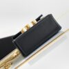 CELINE MINI BOX TRIOMPHE IN SHINY CALFSKIN BLACK