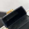 CELINE MINI BOX TRIOMPHE IN SHINY CALFSKIN BLACK