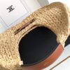 CELINE CLASSIC PANIER HOBO BAG IN RAFFIA AND CALFSKIN