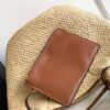 CELINE SUPPLE SMALL TRIOMPHE CELINE CLASSIC PANIER IN RAFFIA AND CALFSKIN