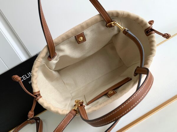 CELINE SMALL CABAS DRAWSTRING CUIR TRIOMPHE