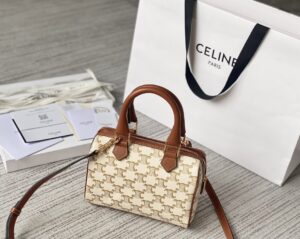 CELINE SMALL BOSTON CUIR TRIOMPHE