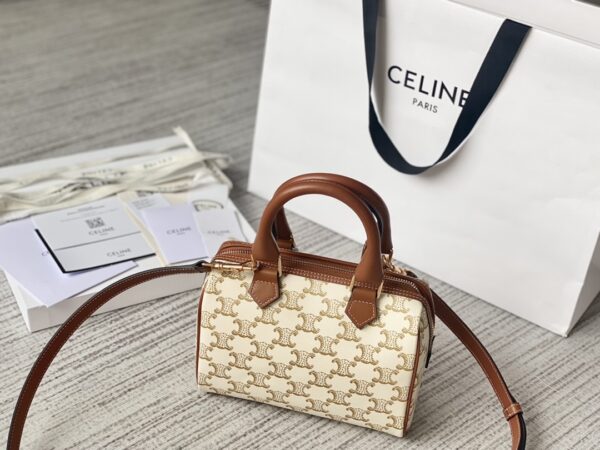CELINE SMALL BOSTON CUIR TRIOMPHE