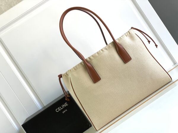 CELINE CELINE CABAS DRAWSTRING CUIR