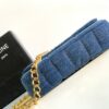 CELINE CHAIN SHOULDER BAG MATELASSE MONOCHROME