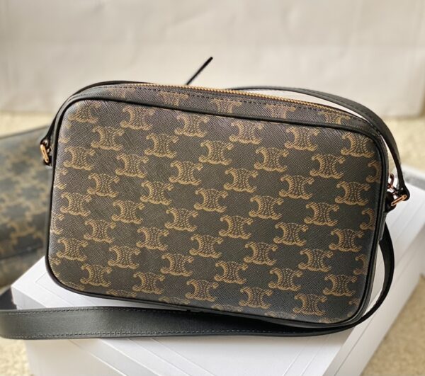 CELINE MEDIUM MESSENGER BAG IN TRIOMPHE CANVAS