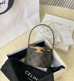 CELINE ROUND TRIOMPHE MINAUDIÈRE