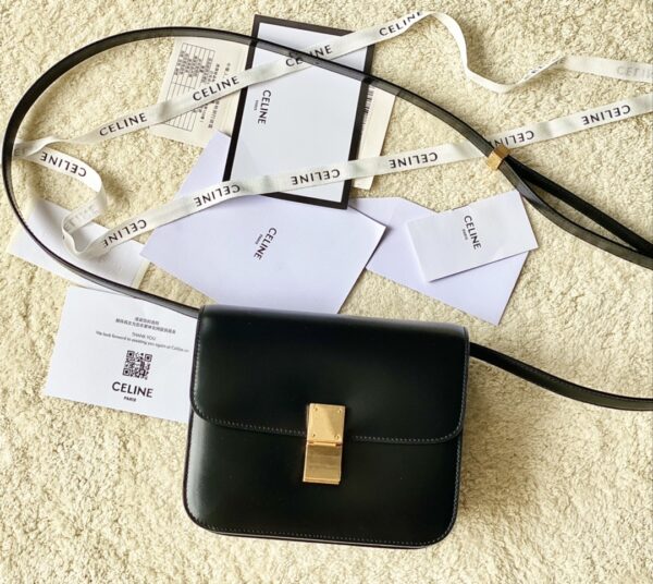 CELINE TEEN CLASSIC BAG IN BOX CALFSKIN