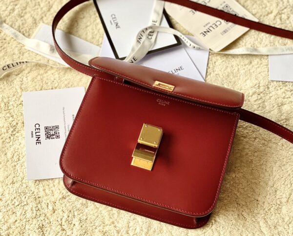 CELINE TEEN CLASSIC BAG IN BOX CALFSKIN