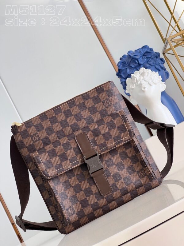 Louis Vuitton Damier Pochette Melville Crossbody Bag