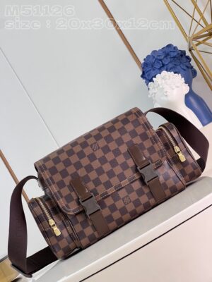 Louis Vuitton Damier Reporter Melville Brown