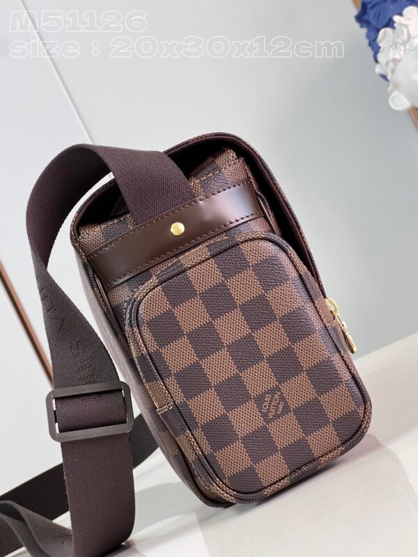 Louis Vuitton Damier Reporter Melville Brown