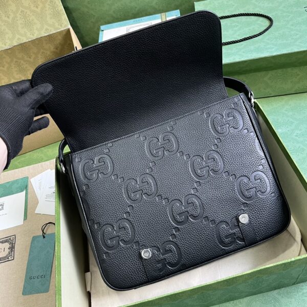 Gucci JUMBO GG MEDIUM MESSENGER BAG