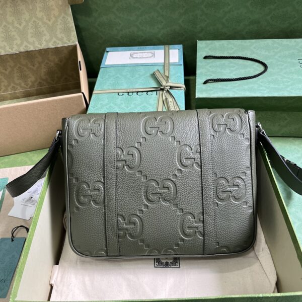 Gucci JUMBO GG MEDIUM MESSENGER BAG