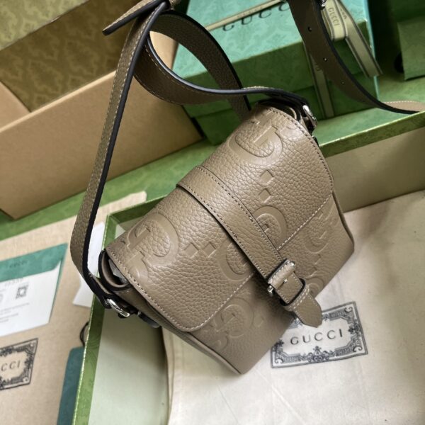 Gucci JUMBO GG SMALL MESSENGER BAG