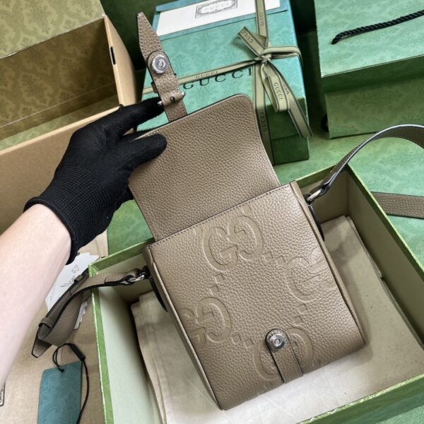 Gucci JUMBO GG SMALL MESSENGER BAG
