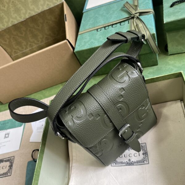 Gucci JUMBO GG SMALL MESSENGER BAG