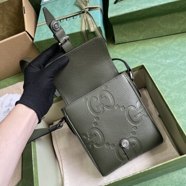 Gucci JUMBO GG SMALL MESSENGER BAG