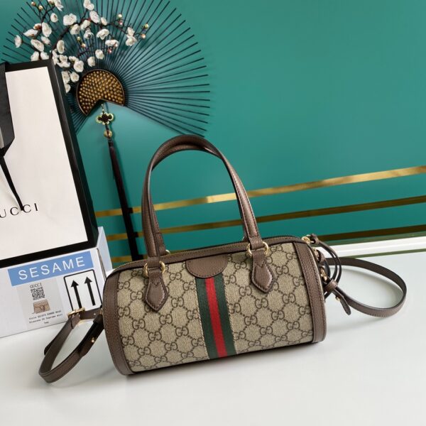 Gucci OPHIDIA GG SMALL BOSTON BAG
