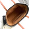 CELINE CABAS DRAWSTRING IN TRIOMPHE CANVAS AND CALFSKIN TAN