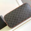 CELINE MEDIUM CABAS IN TRIOMPHE CANVAS AND CALFSKIN