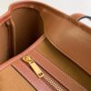CELINE MEDIUM CABAS IN TRIOMPHE CANVAS AND CALFSKIN