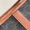 CELINE SMALL CABAS IN TRIOMPHE CANVAS AND CALFSKIN