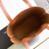 CELINE SMALL CABAS IN TRIOMPHE CANVAS AND CALFSKIN