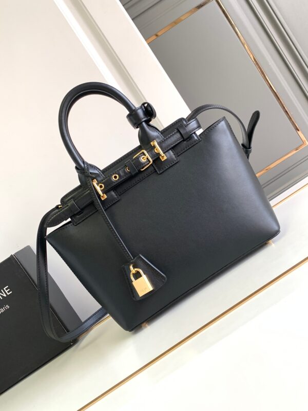 CELINE TEEN CELINE CONTI BAG IN NATURAL CALFSKIN