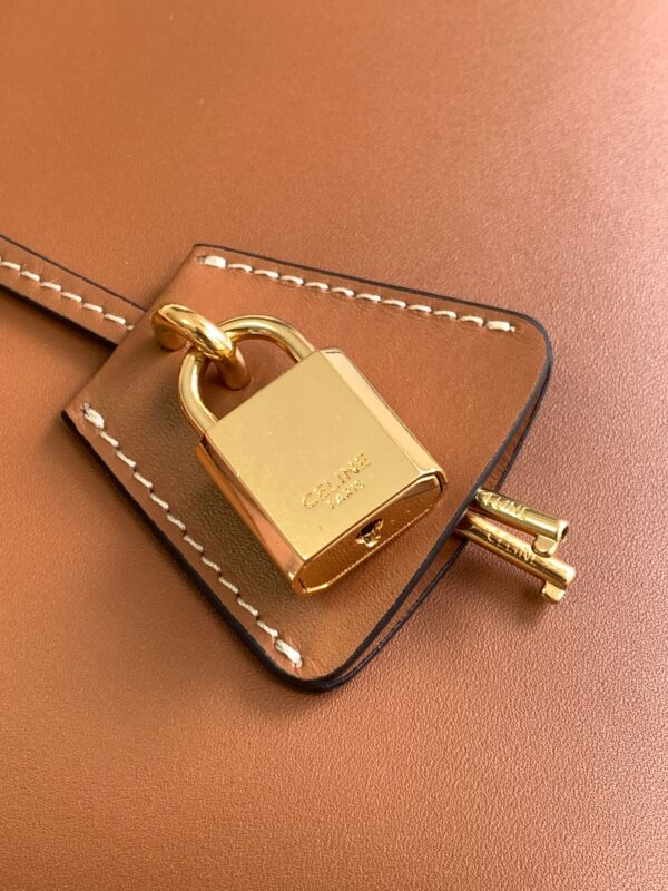 CELINE TEEN CELINE CONTI BAG IN NATURAL CALFSKIN