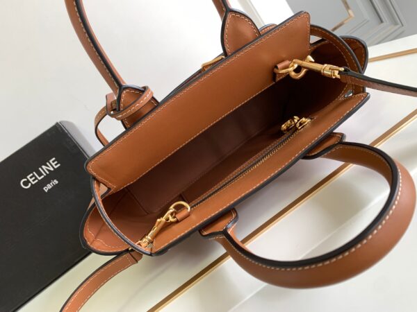 CELINE TEEN CELINE CONTI BAG IN NATURAL CALFSKIN