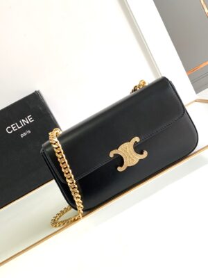 CELINE CHAIN SHOULDER BAG CLAUDE