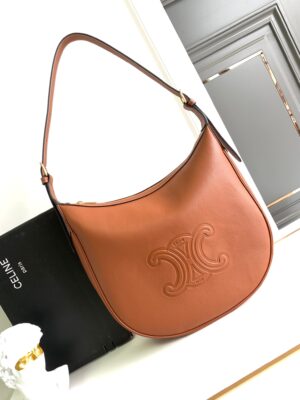 CELINE HELOISE BAG IN SUPPLE CALFSKIN MOON