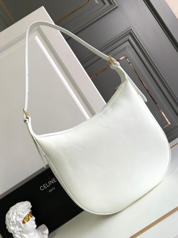 CELINE HELOISE BAG IN SUPPLE CALFSKIN MOON