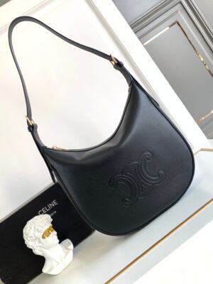CELINE HELOISE BAG IN SUPPLE CALFSKIN MOON