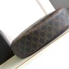 CELINE HELOISE BAG IN TRIOMPHE CANVAS AND CALFSKIN TAN