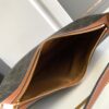 CELINE HELOISE BAG IN TRIOMPHE CANVAS AND CALFSKIN TAN