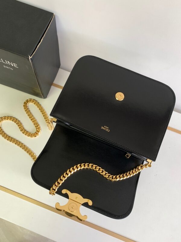 CELINE MEDIUM COLLEGE BAG IN SHINY CALFSKIN