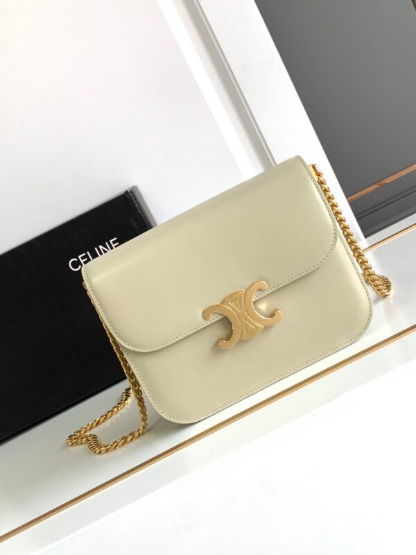 CELINE MEDIUM COLLEGE BAG IN SHINY CALFSKIN