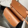 CELINE WALLET ON STRAP IN TRIOMPHE CANVAS AND SMOOTH LAMBSKIN TAN