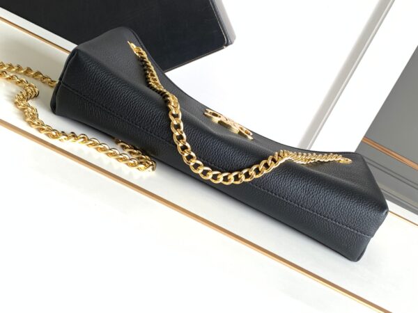 CELINE MEDIUM NEWSPAPER BAG IN SUPPLE CALFSKIN CHESTNUT