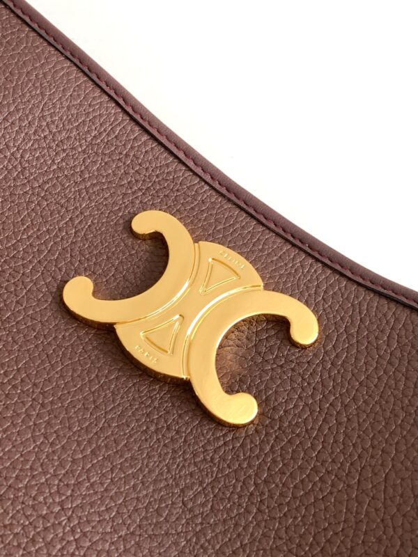 CELINE MEDIUM NEWSPAPER BAG IN SUPPLE CALFSKIN CHESTNUT