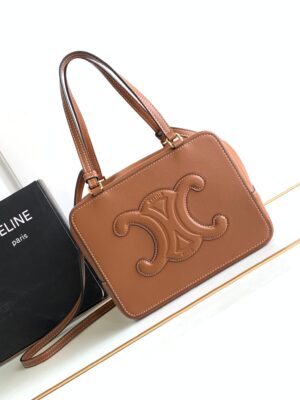 CELINE FOLDED CUBE BAG IN SMOOTH CALFSKIN